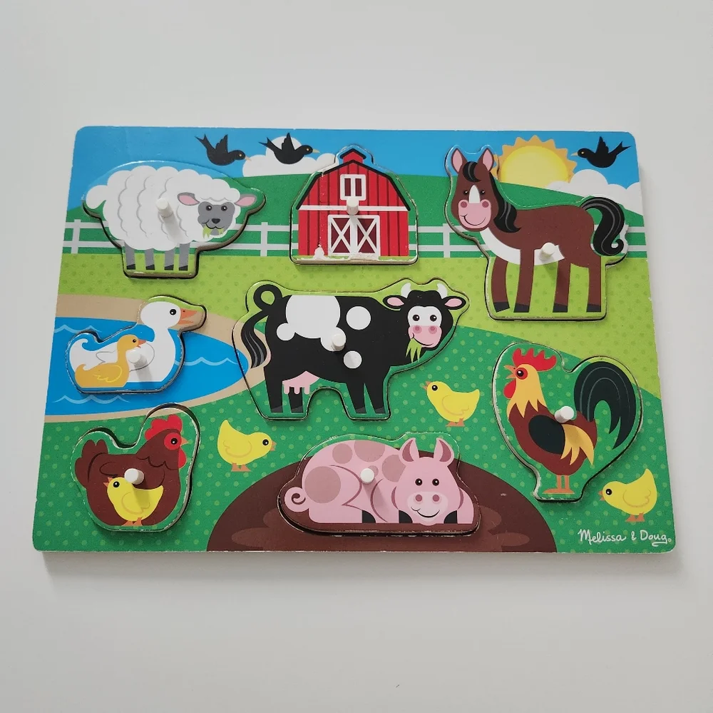 Melissa‎ & Doug, Cocomelon, Clock Baby Toddler Puzzle Bundle - 3 Puzzles